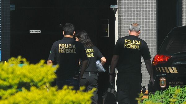 Agentes da Polícia Federal de Brasil, dezembro de 2016 (foto de arquivo)  - Sputnik Mundo
