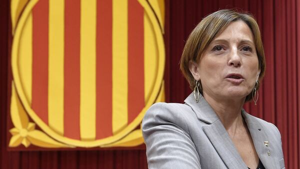 Carme Forcadell, Presidenta del Parlamento catalán - Sputnik Mundo