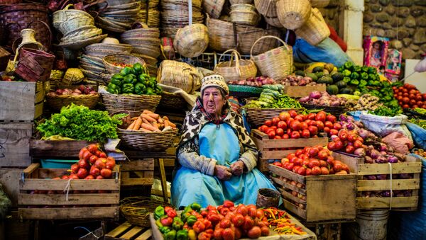Un mercado en Bolivia (archivo) - Sputnik Mundo