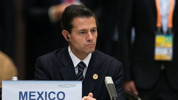 Enrique Peña Nieto, presidente de México, durante la cumbre de G20 - Sputnik Mundo