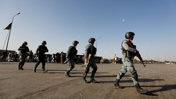 Policías de Afganistán (archivo) - Sputnik Mundo