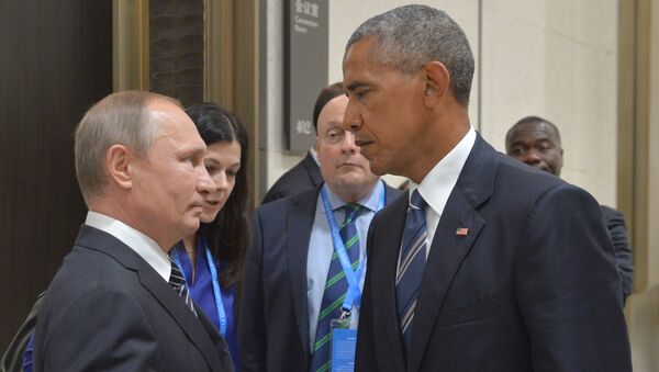Putin and Obama at G20 Summit in Hangzhou - Sputnik Mundo