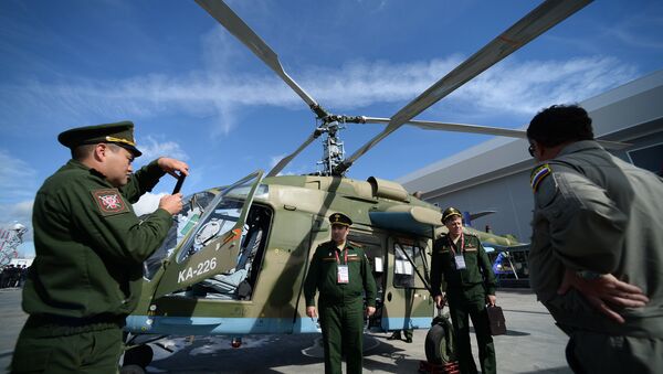 El helicóptero Ka-226T en foro Army-2016 - Sputnik Mundo