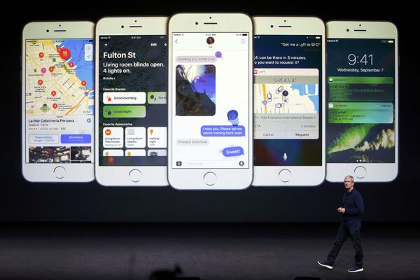 La esperada presentación del nuevo iPhone 7 - Sputnik Mundo