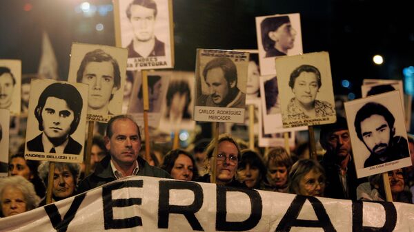 Marcha de Silencio en conmemoración de las víctimas de la dictadura de 1973-1985, Montevideo, Uruguay - Sputnik Mundo
