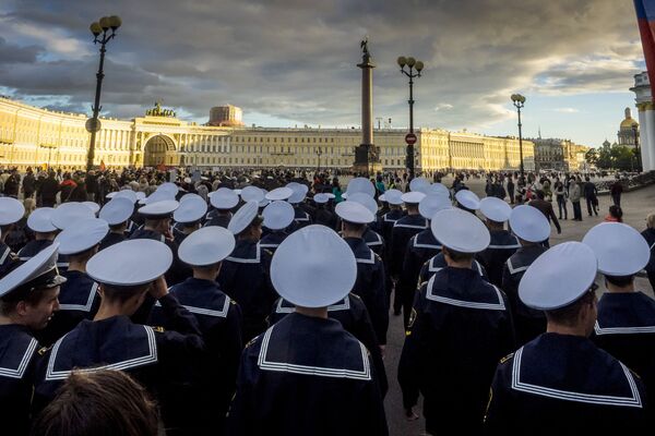 Acción patriótica Leningrado Inmortal en San Petersburgo - Sputnik Mundo