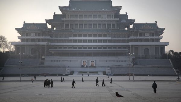 Plaza Kim Il Sung en Corea del Norte - Sputnik Mundo