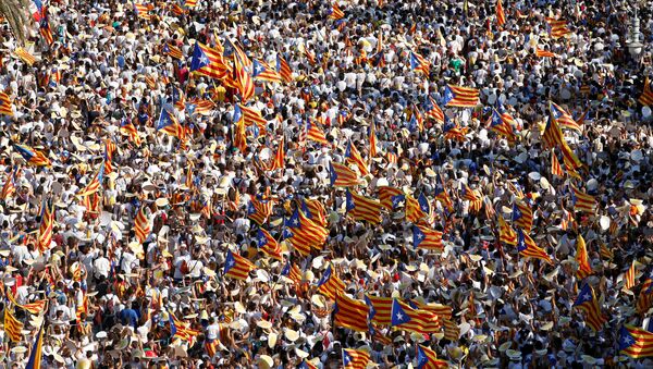 La celebración del Día de Cataluña en Barcelona (archivo) - Sputnik Mundo