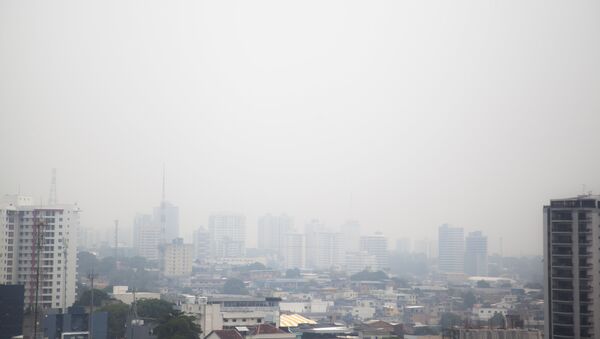 Contaminación aérea en la ciudad brasileña de Manaos - Sputnik Mundo