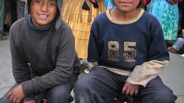 Niños en Bolivia - Sputnik Mundo