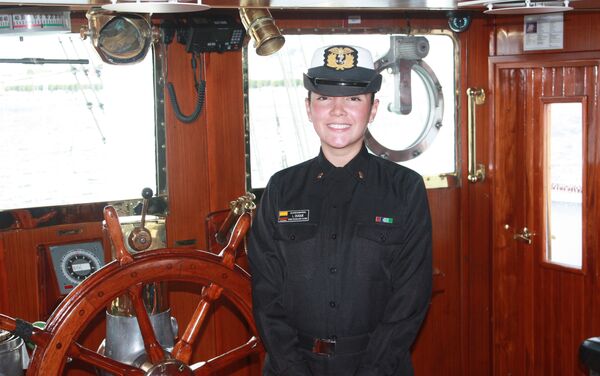 Luisa Fernanda Duque Silva, tripulante del buque Gloria - Sputnik Mundo