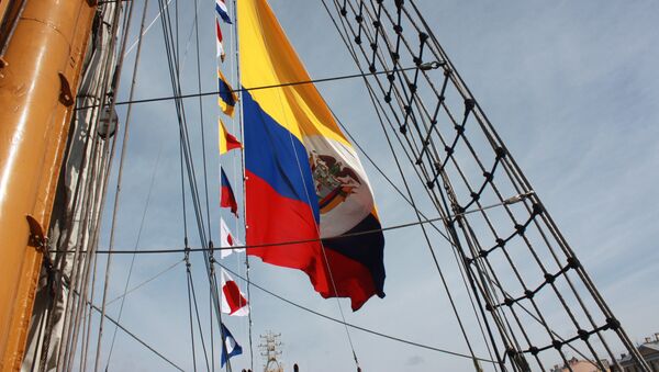 El buque colombiano Gloria en San Petersburgo - Sputnik Mundo
