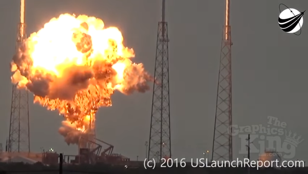 Explosión del SpaceX Falcon 9 - Sputnik Mundo