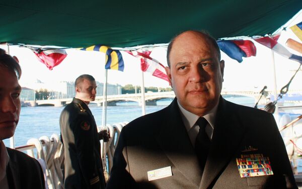 Almirante Leonardo Santamaría Gaitán, el comandante de la Armada de la República de Colombia - Sputnik Mundo