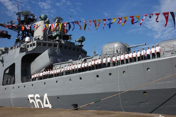 Arrancan las maniobras militares ruso-chinas Interacción Marítima 2016 - Sputnik Mundo