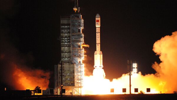 China lanza al espacio el laboratorio habitable Tiangong-2 (archivo) - Sputnik Mundo