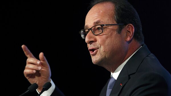 Presidente de Francia, François Hollande - Sputnik Mundo