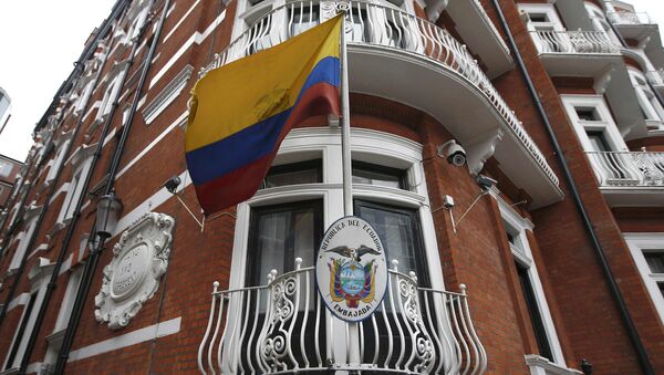 La Embajada de Ecuador en Londres, asilo de Julian Assange - Sputnik Mundo