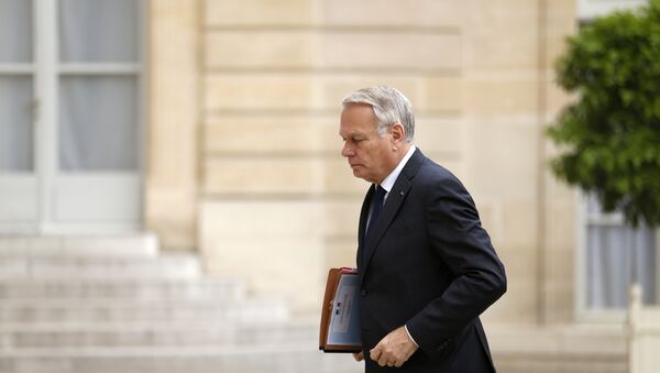 Jean-Marc Ayrault, ministro de Exteriores de Francia - Sputnik Mundo