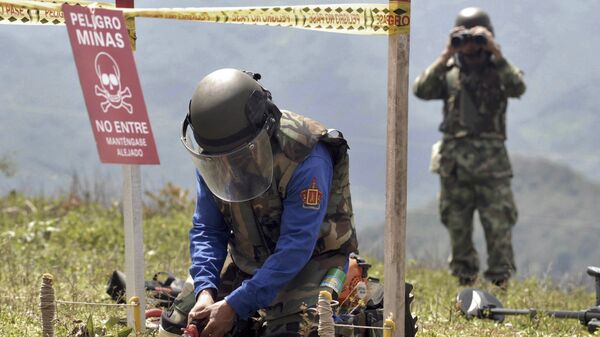 Colombia Land Mines - Sputnik Mundo