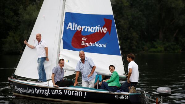 Los miembros del partido Alternativa por Alemania en Berlín - Sputnik Mundo