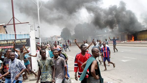 Choques de opositores con la policía en Congo Democrático (archivo) - Sputnik Mundo