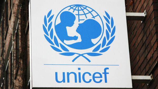 El logo de la UNICEF - Sputnik Mundo