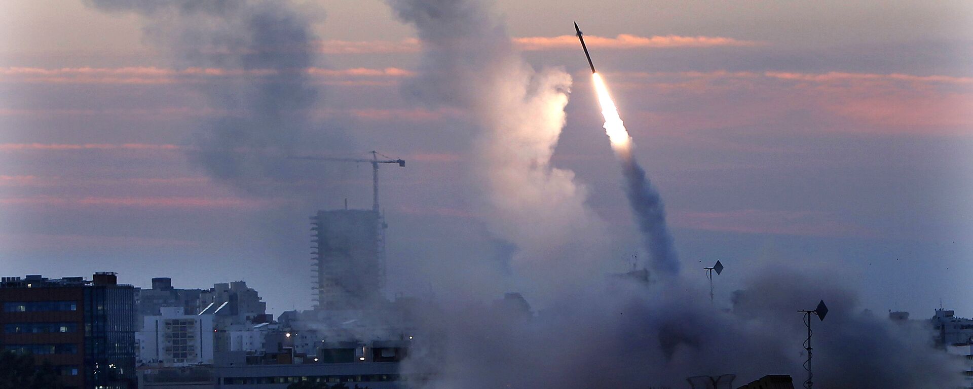 Sistema de defensa antiaérea de Israel intercepta un misil lanzado desde Gaza (archivo) - Sputnik Mundo, 1920, 09.04.2022