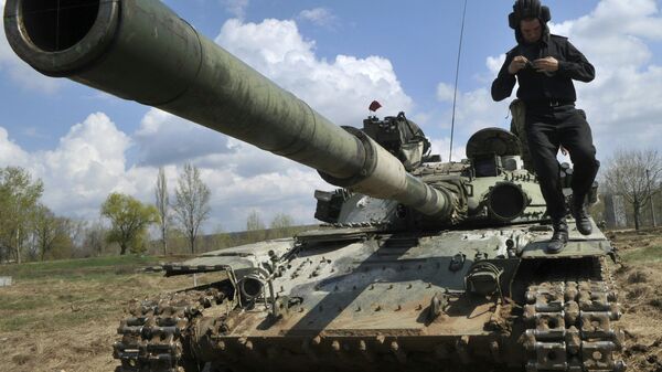 Un tanque ucraniano (archivo) - Sputnik Mundo