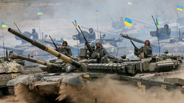 Tanques del Ejército ucraniano - Sputnik Mundo