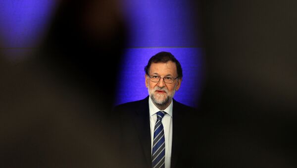 Spain's acting Prime Minister and People's Party (PP) leader Mariano Rajoy attends the executive committee meeting at his party headquarters in Madrid, Spain September 26, 2016 - Sputnik Mundo