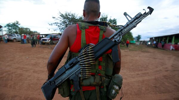 Un combatiente de las FARC (archivo) - Sputnik Mundo