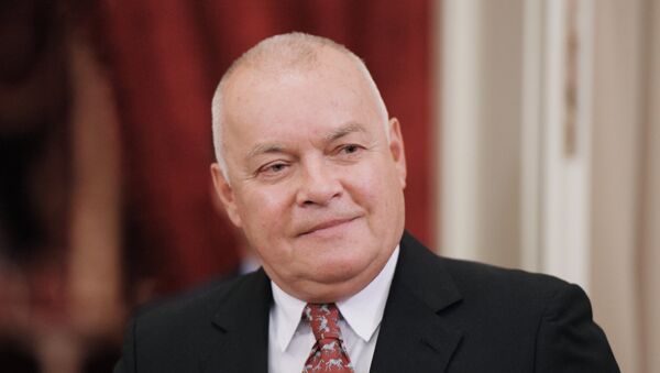 Dmitri Kiseliov, director general de la agencia Rossiya Segodnya - Sputnik Mundo