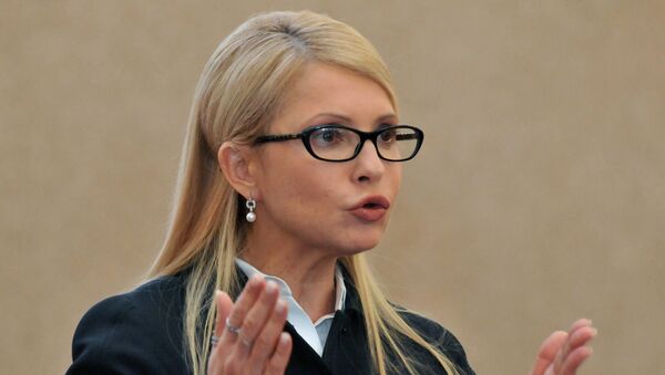 Yulia Timoshenko, la líder del partido opositor ucraniano Batkivschina - Sputnik Mundo