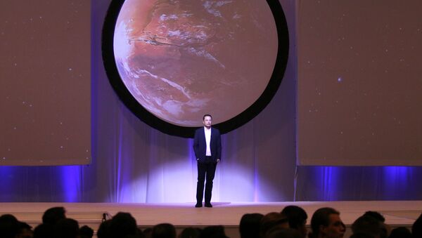 Elon Musk, fundador de la empresa espacial SpaceX, en el Congreso Internacional de Astronáutica en Guadalajara, México - Sputnik Mundo
