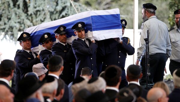 El funeral del expresidente israelí, Shimon Peres, el 30 de septiembre de 2016 - Sputnik Mundo