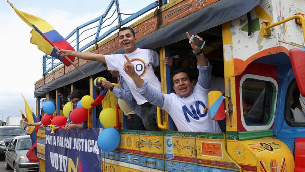 Promotores del No cuestionan a Santos por decir que el plebiscito se ganó con mentiras - Sputnik Mundo