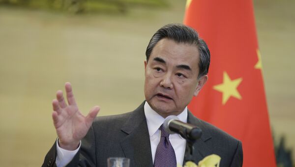 Wang Yi, ministro de Relaciones Exteriores de China (archivo) - Sputnik Mundo