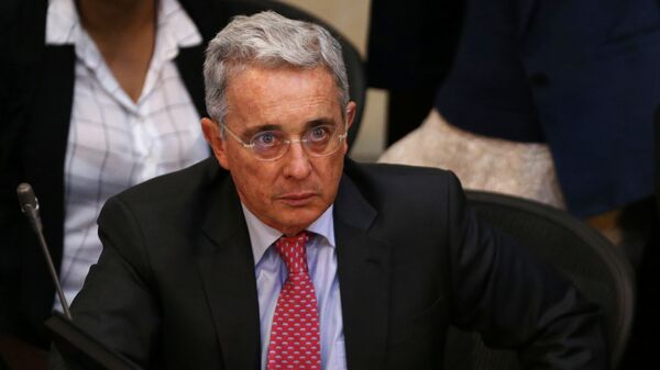 Álvaro Uribe Vélez, expresidente de Colombia - Sputnik Mundo