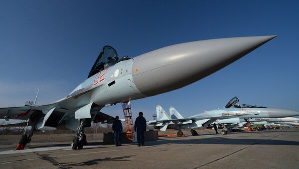 El caza ruso Su-35 - Sputnik Mundo