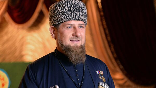Ramzán Kadirov, dirigente de la República de Chechenia - Sputnik Mundo