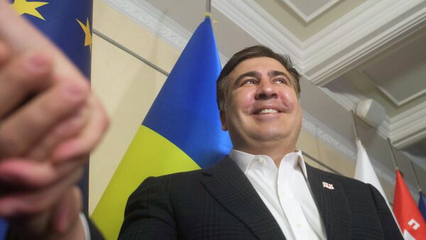 Mikhaeil Saakashvili's news conference in Kiev - Sputnik Mundo