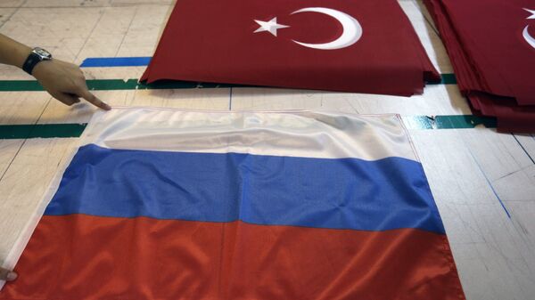 Banderas de Rusia y Turquía (archivo) - Sputnik Mundo