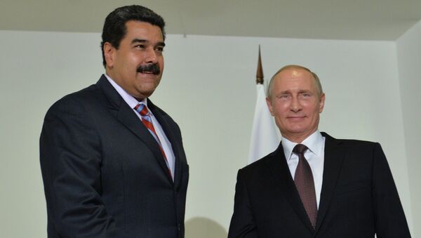 Presidente de Venezuela, Nicolás Maduro, y presidente de Rusia, Vladímir Putin (archivo) - Sputnik Mundo