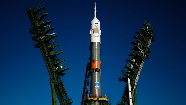 La nave tripulada Soyuz MS (Archivo) - Sputnik Mundo
