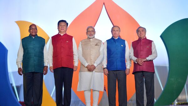 Los líderes de BRICS (archivo) - Sputnik Mundo