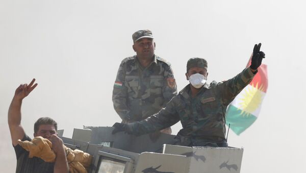 Las fuerzas Peshmerga en Mosul - Sputnik Mundo