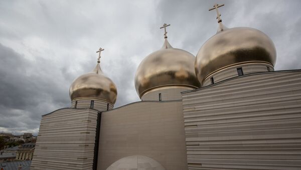 Catedral en el nuevo centro ortodoxo de París - Sputnik Mundo