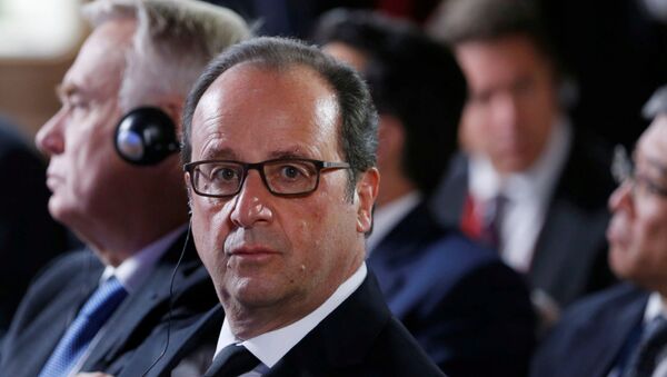 François Hollande, el presidente de Francia - Sputnik Mundo