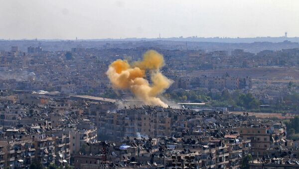 Los combates en Alepo, Siria (archivo) - Sputnik Mundo